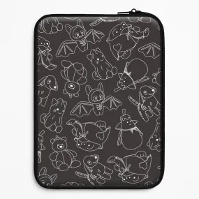 Halloween Plushies Pattern II - Halloween Laptop Sleeve Urban Accessory Comfort Style
