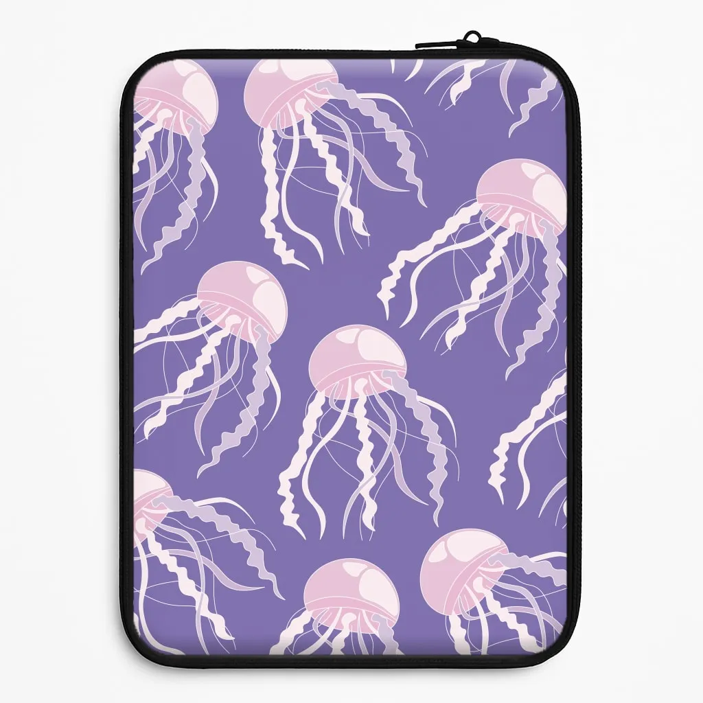 Clear Texture Elegant Comfort Jellyfish Pattern - Sealife Laptop Sleeve