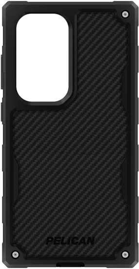 Durable Design Texture Travel Ready Shield Case For Samsung Galaxy S24 Ultra - Carbon