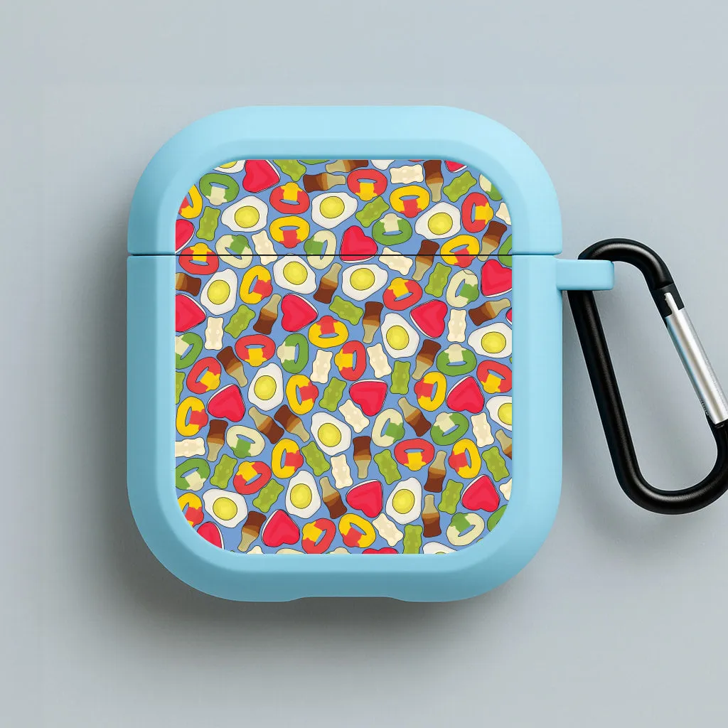 wireless earbuds portable holder Gummy Sweets - Sweets Patterns AirPods Case