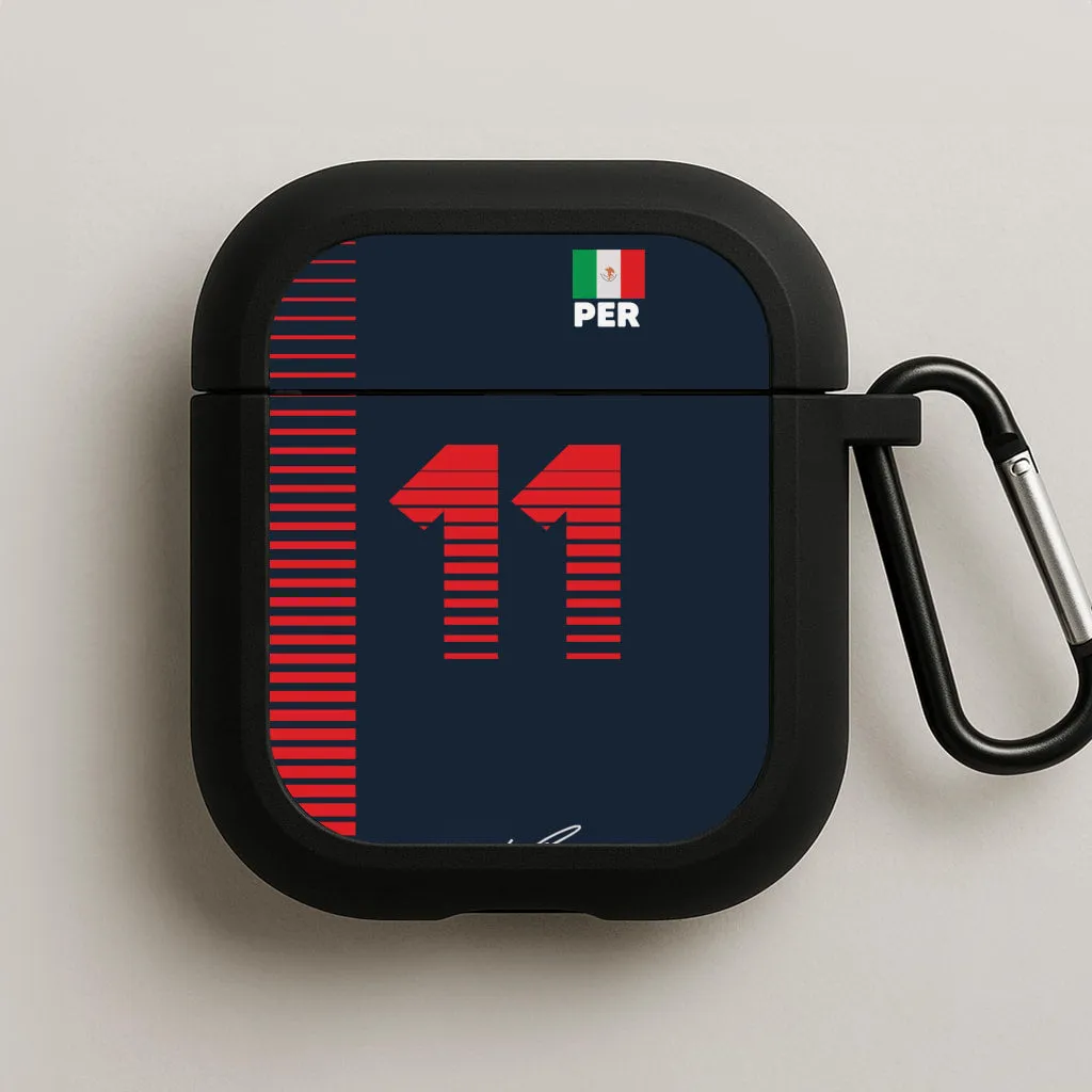 Perez - F1 AirPods Case Outdoor Sport Pouch