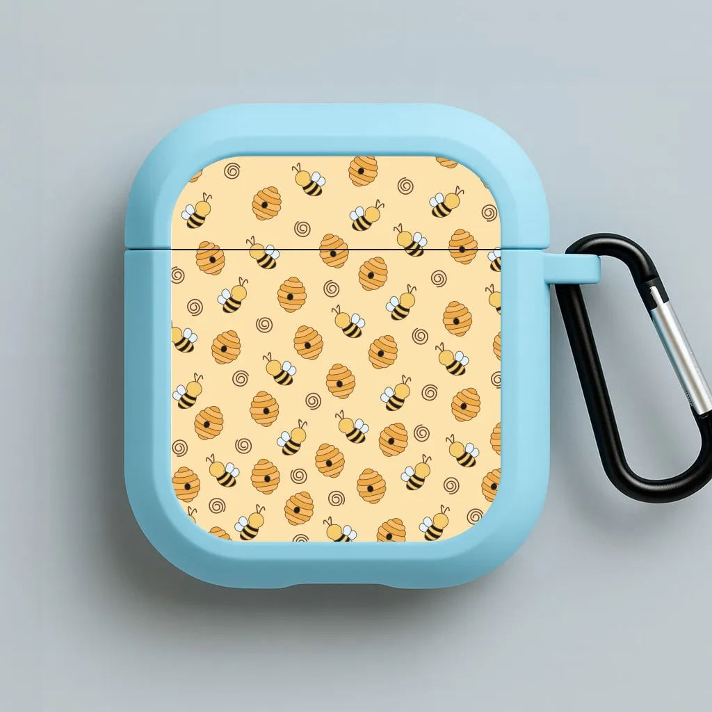 Soft Travel Case Honey Bees - Spring Patterns AirPods Case