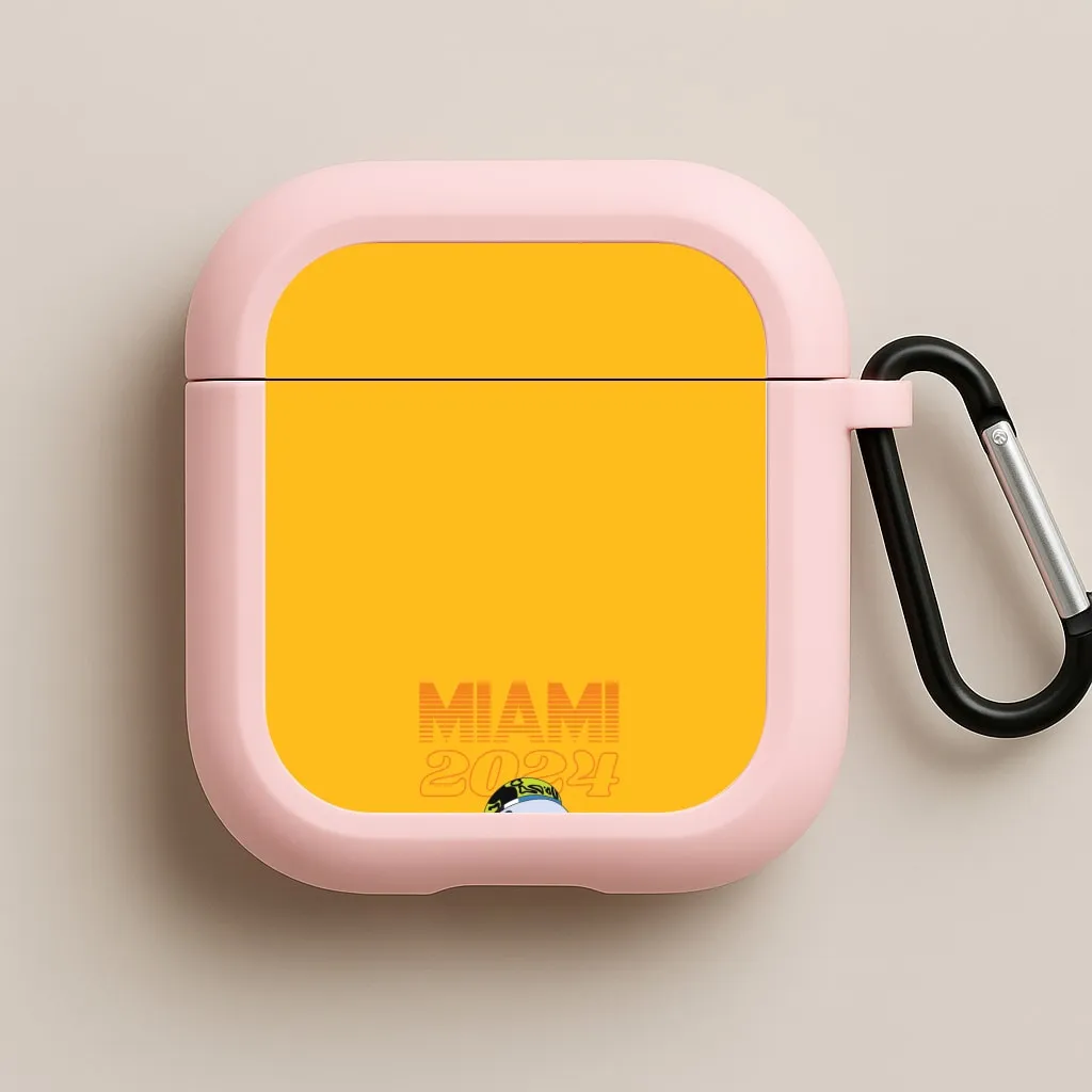 Miami 2024 AirPods Case Compact Audio Storage Everyday Carry Holder