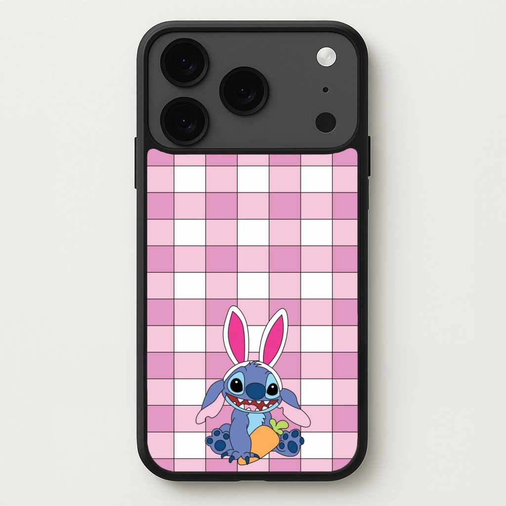 Modern Function Easter Bunny Blue Alien Phone Case