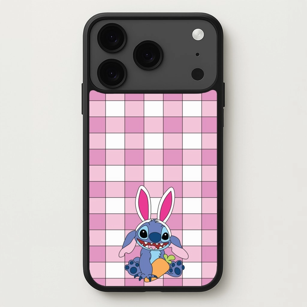 Pocket Ready Smooth Texture Easter Bunny Blue Alien Phone Case
