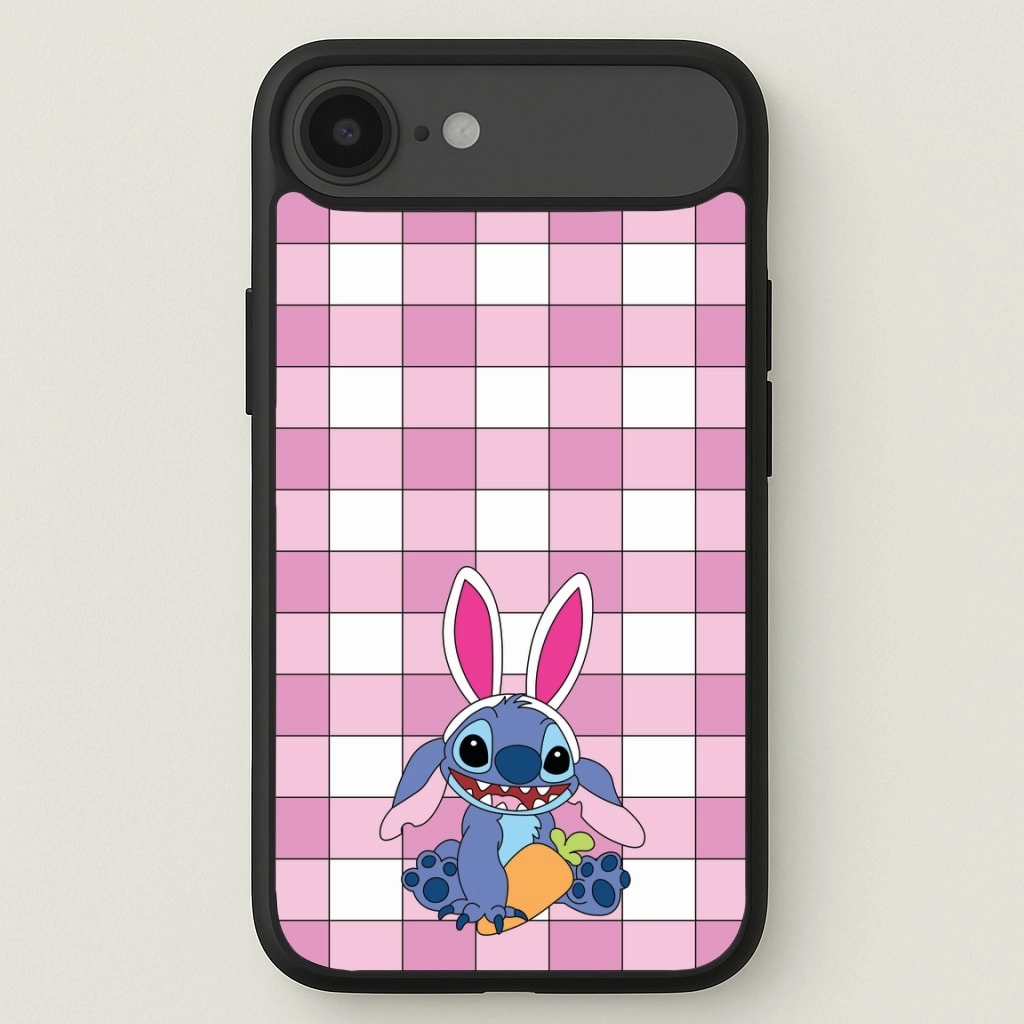 Elegant Design Layer Phone Accessory Easter Bunny Blue Alien Phone Case