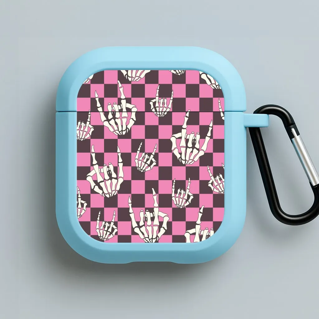 Rock On Skeleton AirPods Case Tech Gadget Protector