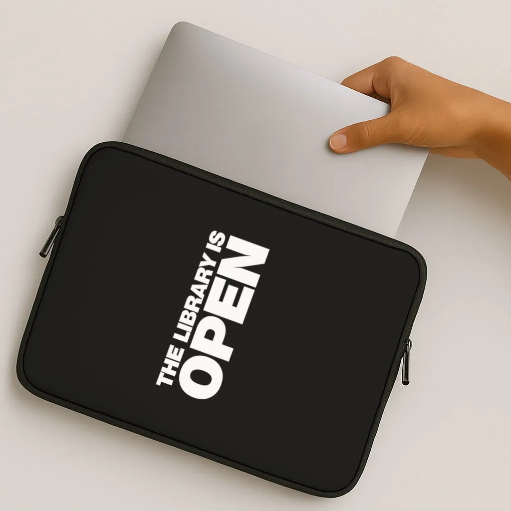 The Library is OPEN - Drag Queen's Drag Race Laptop Sleeve Minimal Comfort