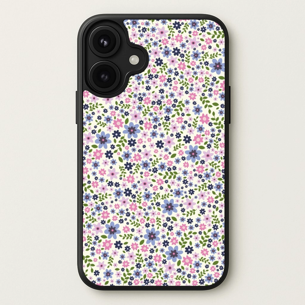 Drop Defense Elegant Finish Floral Pattern - Floral Phone Case