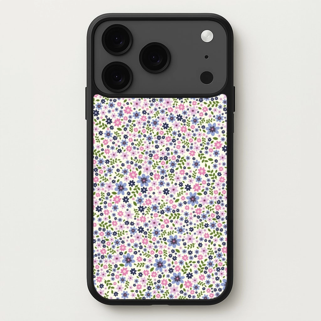 Floral Pattern - Floral Phone Case Artistic Print Long Lasting