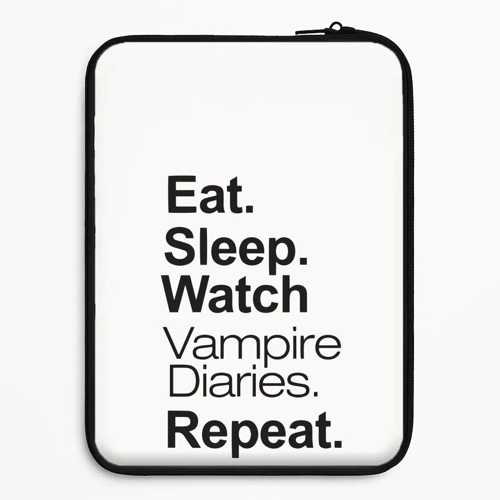 Screen Bumper Impact Guard Eat Sleep Watch VPD Repeat Laptop Sleeve