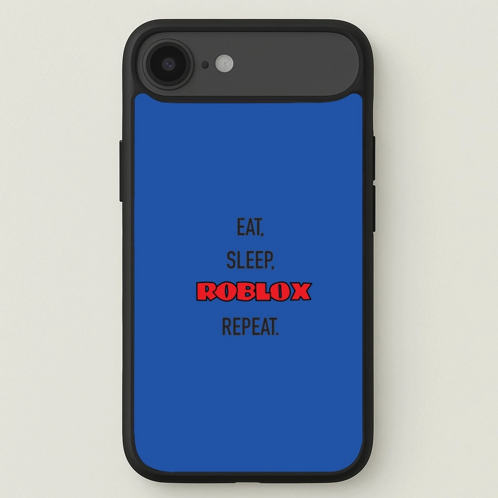 Eat, sleep, repeat Phone Case easy installation Compact Texture