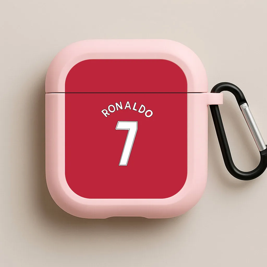 Iconic 7 - Ronaldo AirPods Case anti impact travel airpods shell