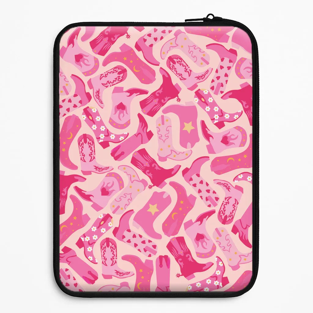 Cowboy Boots - Western  Laptop Sleeve Elegant Touch Color Finish