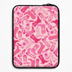 Cowboy Boots - Western  Laptop Sleeve Elegant Touch Color Finish