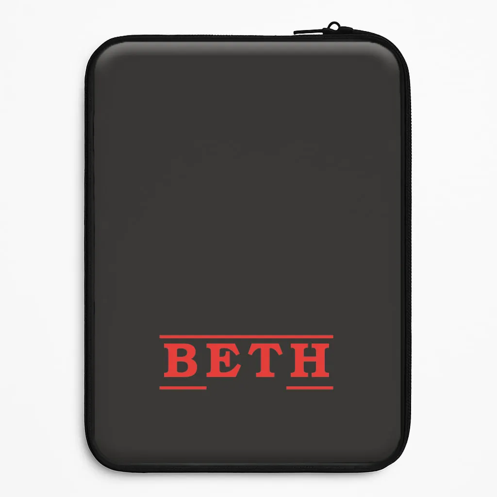 anti fingerprint Title - Personalised Stranger Laptop Sleeve