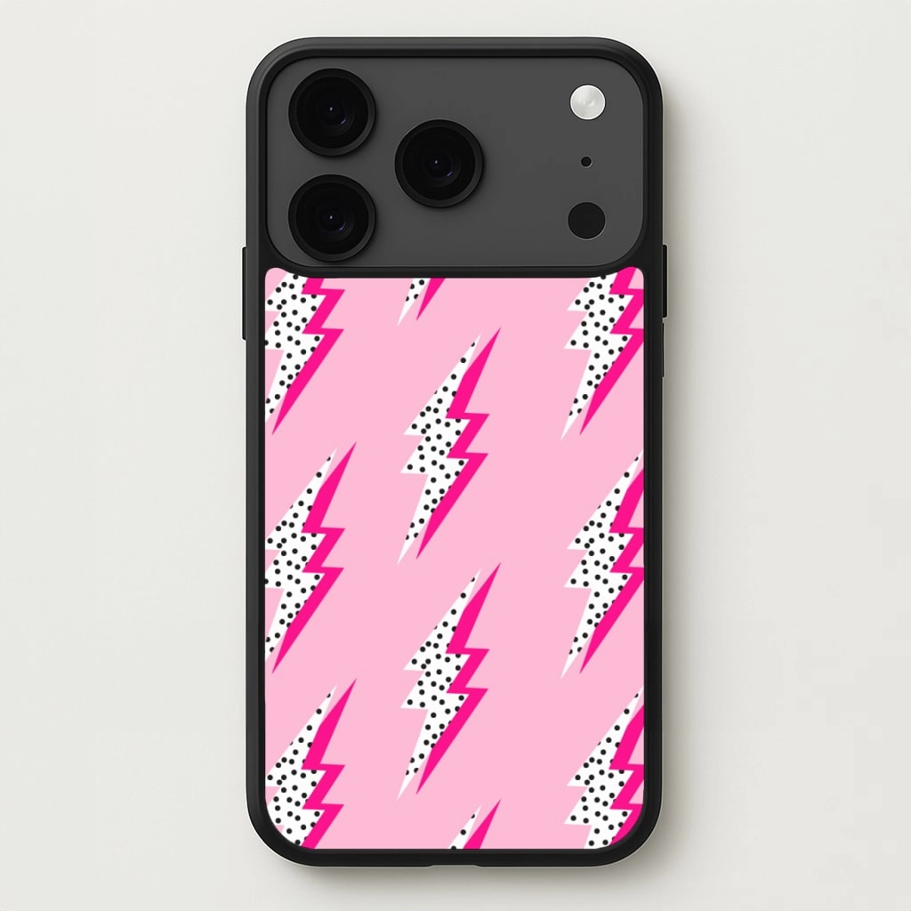 Lightning Bolt Phone Case Gloss Surface Simple Finish