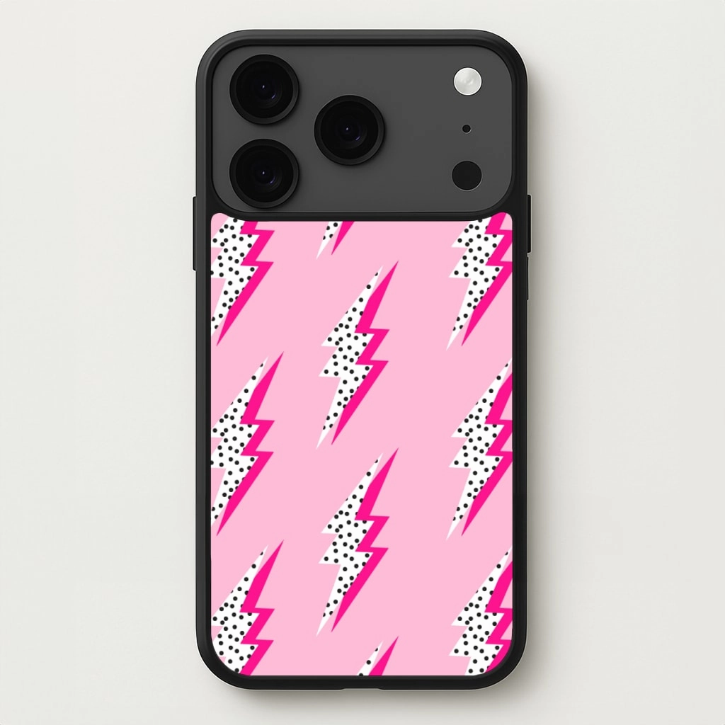 Lightning Bolt Phone Case Comfort Layer Texture Protective Detail