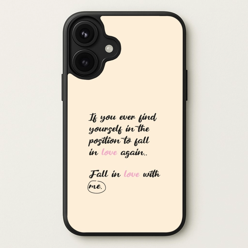Drop Defense Fall In Love With Me Phone Case