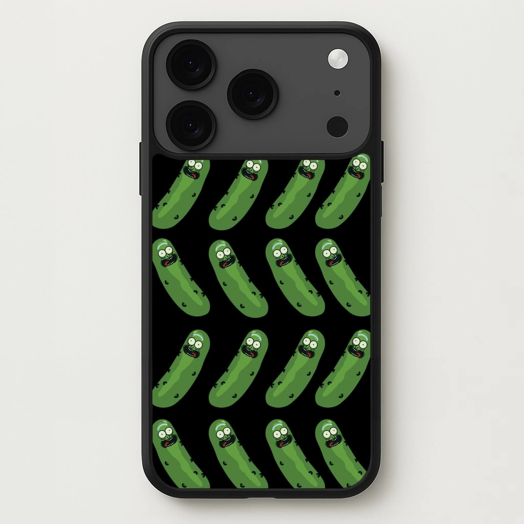 Polished Style Pickle Rick Pattern - RAM Phone Case