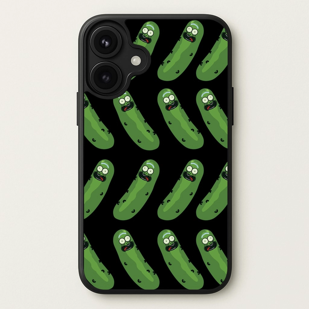 Luxury Finish Texture Scratch Block Pickle Rick Pattern - RAM Phone Case