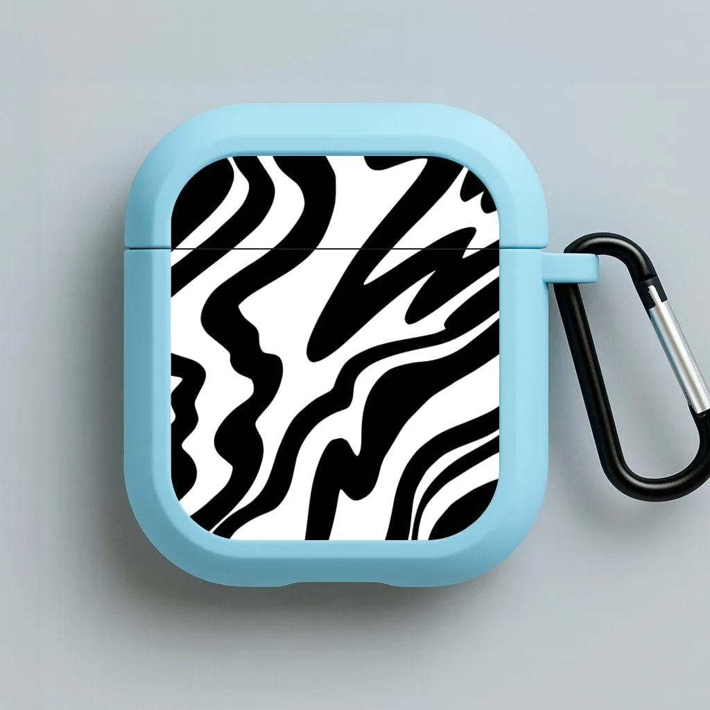 Black And White - Halloween AirPods Case Minimal Smooth Shell