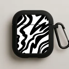 Black And White - Halloween AirPods Case ergonomic travel airpods cover airpods case for adults