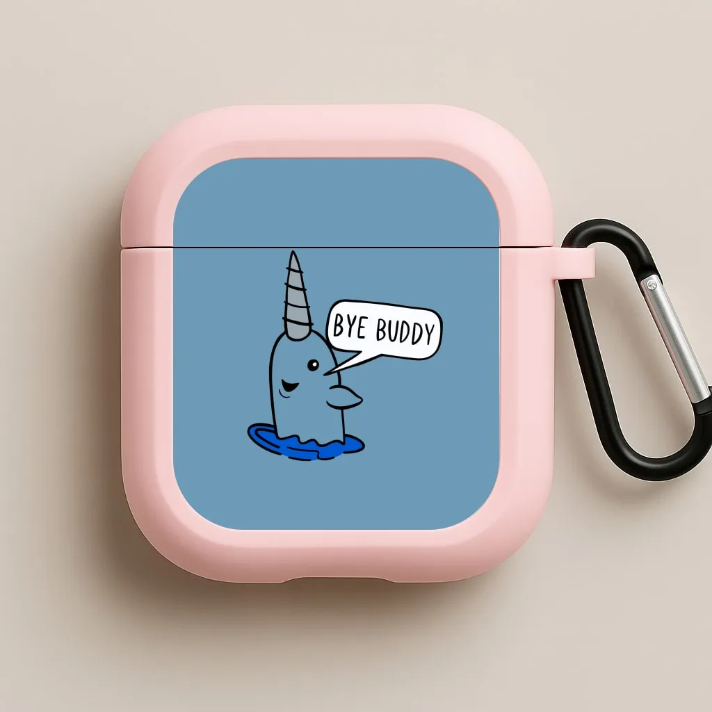 soft textured pastel airpods case Bye Buddy - Elf  AirPods Case