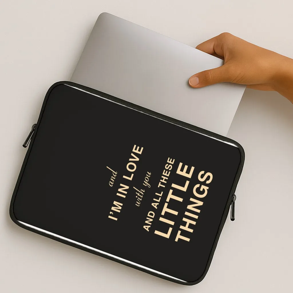 Rugged Pattern Texture Little Things Laptop Sleeve