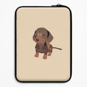 Brown - Dachshunds Laptop Sleeve Stylish Finish Hybrid Look