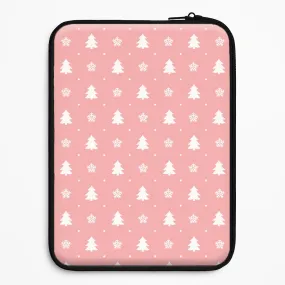 Pink Tree Pattern Laptop Sleeve Stylish Texture Trendy Pattern
