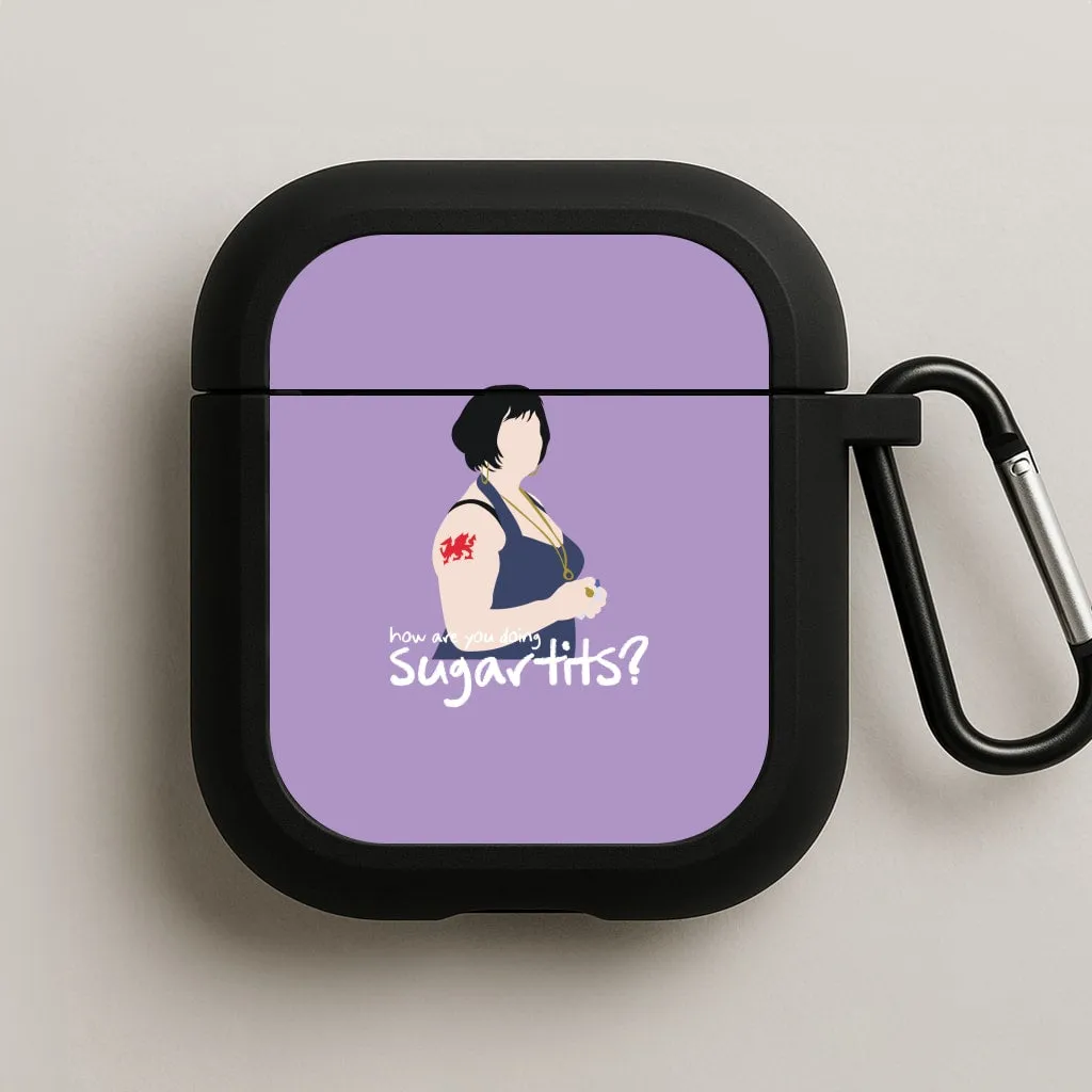 How You Doing? AirPods Case Minimal Travel Organizer