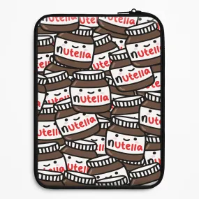 Modern Form Wireless Compatible Cute Nutella Pattern Laptop Sleeve