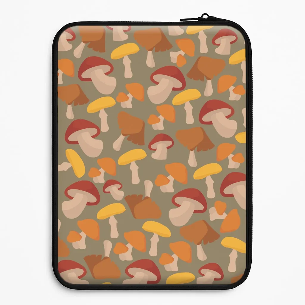 Mushroom Pattern - Autumn  Laptop Sleeve Edge Protection Creative Pattern
