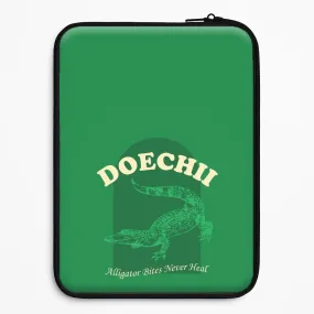 Alligator Bites Never Heal Collage Laptop Sleeve Compact Protection