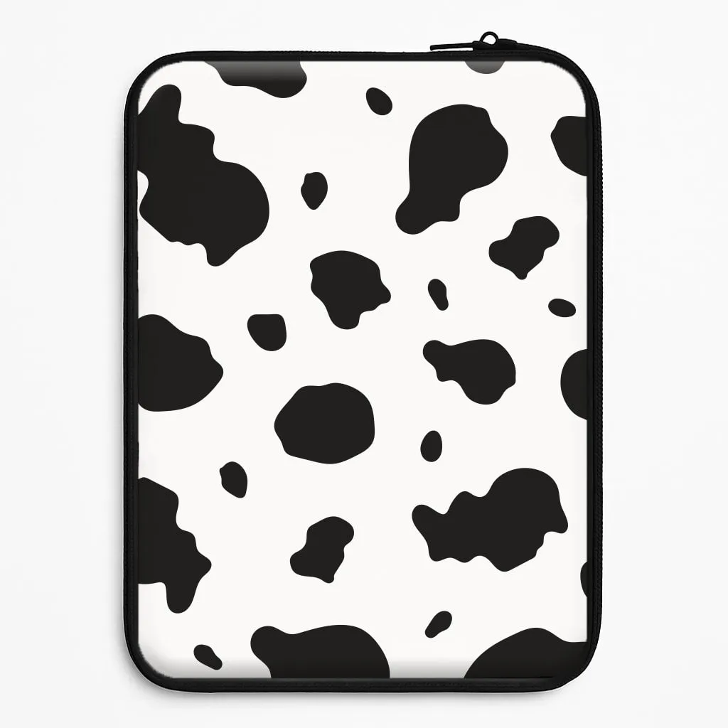 Cow Print 2 Laptop Sleeve Affordable option Compact Shell