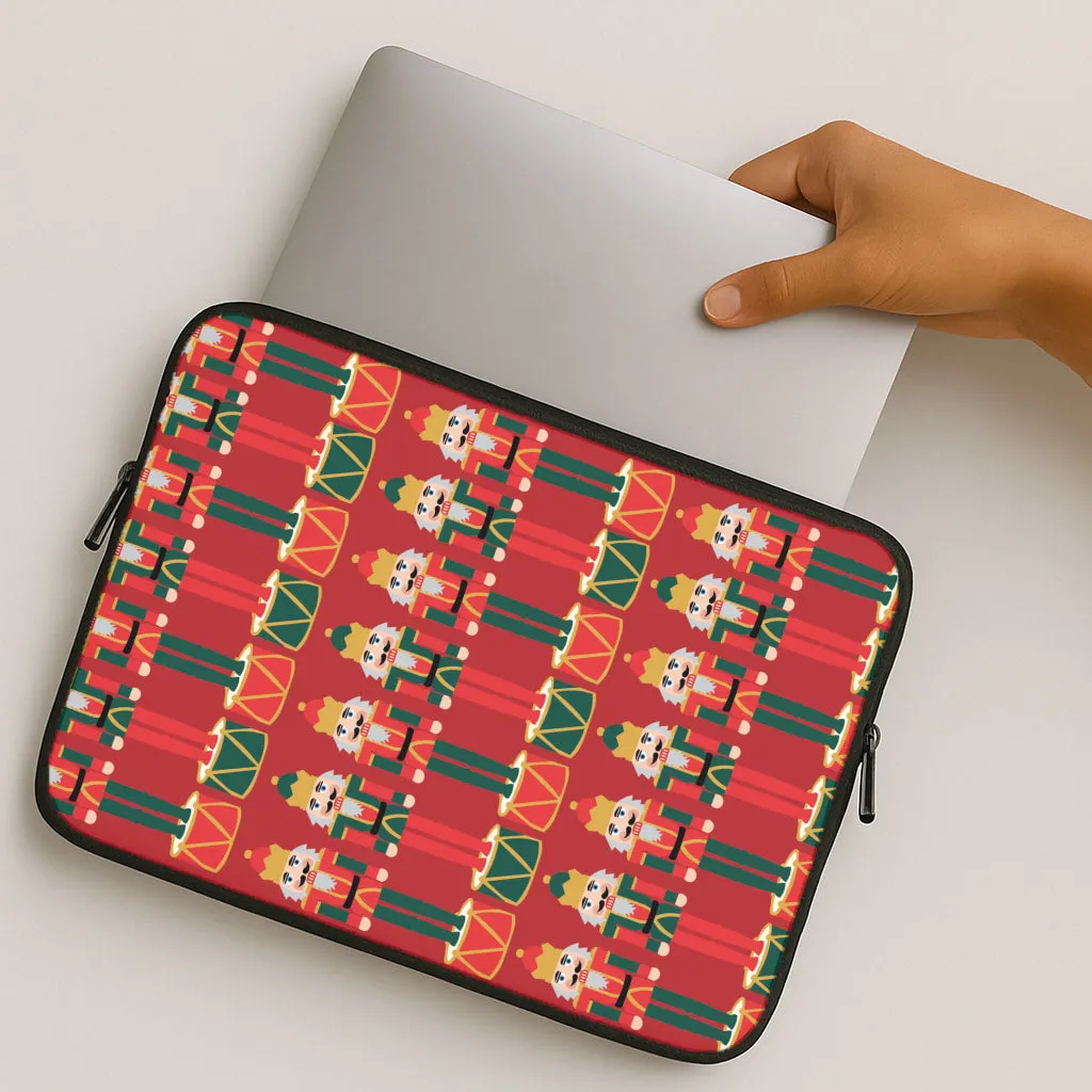 Nutcracker - Christmas Patterns Laptop Sleeve Classic Touch Soft Edge