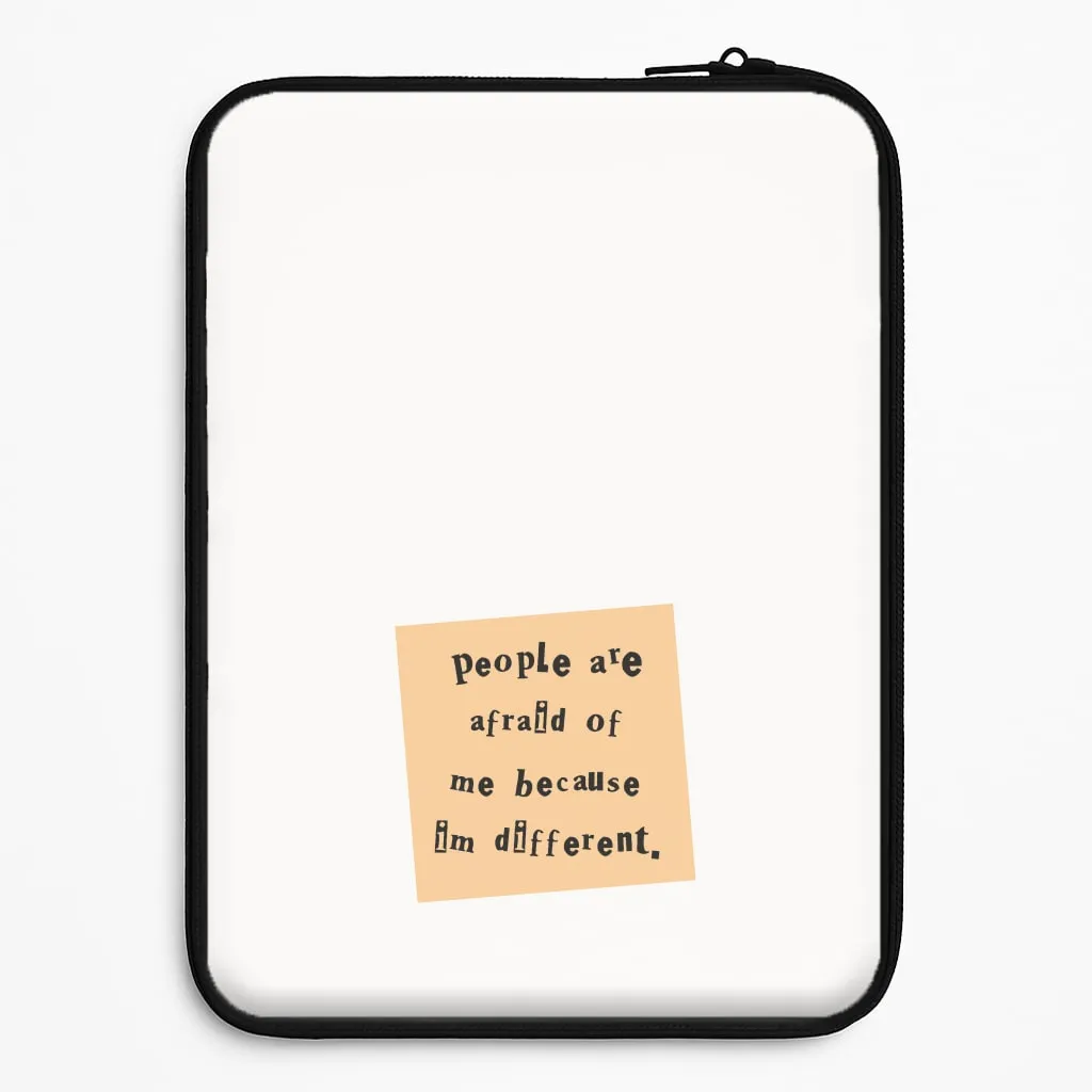 Smooth Design People Are Afraid Of Me - Scissorhands Laptop Sleeve