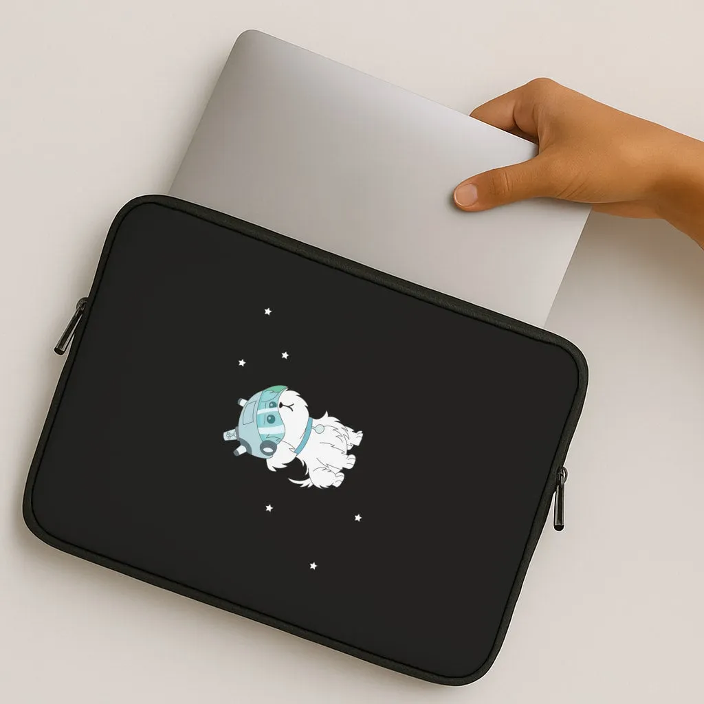 Flexible Edge Texture Space Dog - RAM Laptop Sleeve