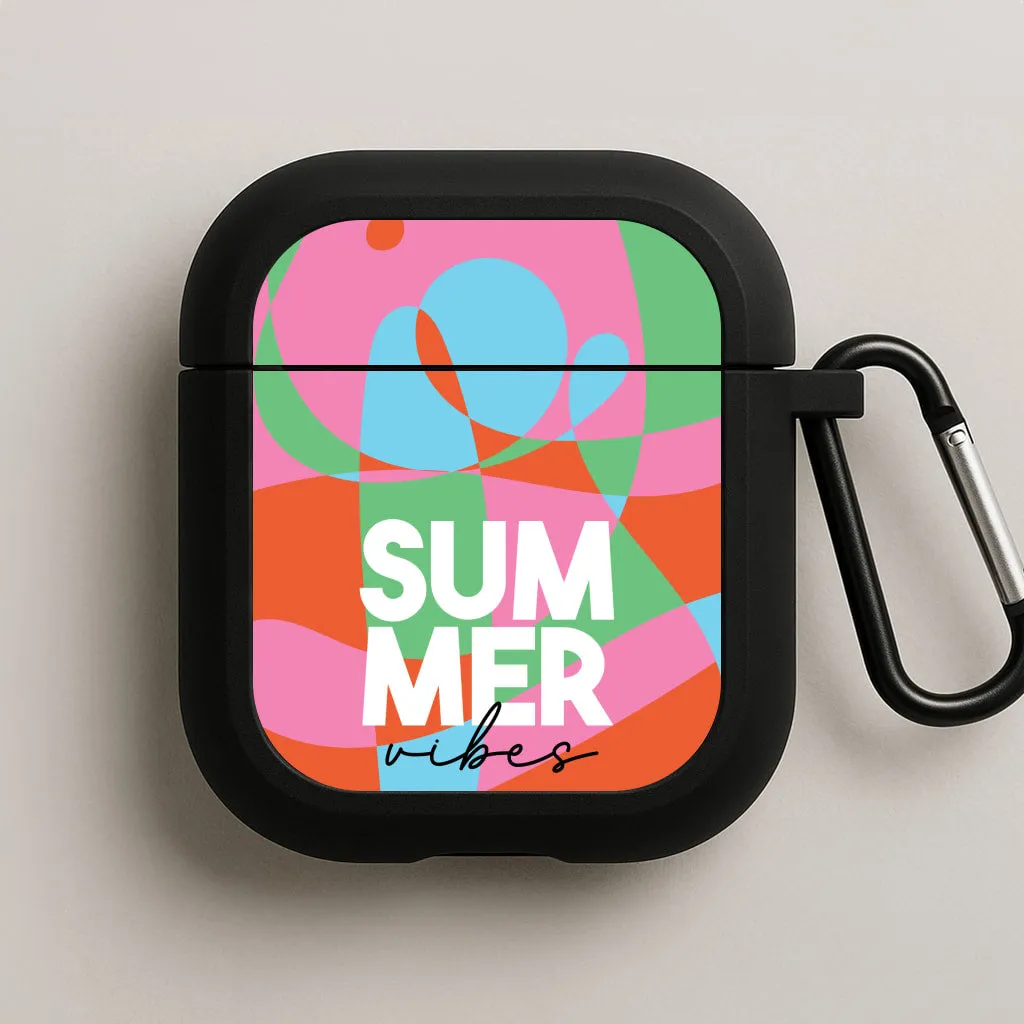Vivid Color Shell Summer Vibes  AirPods Case