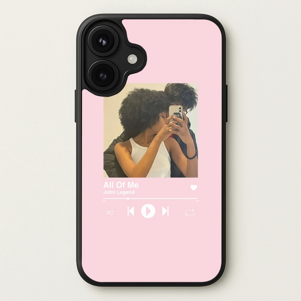 Album Cover - Personalised Couples Phone Case Bold colors Sleek Form