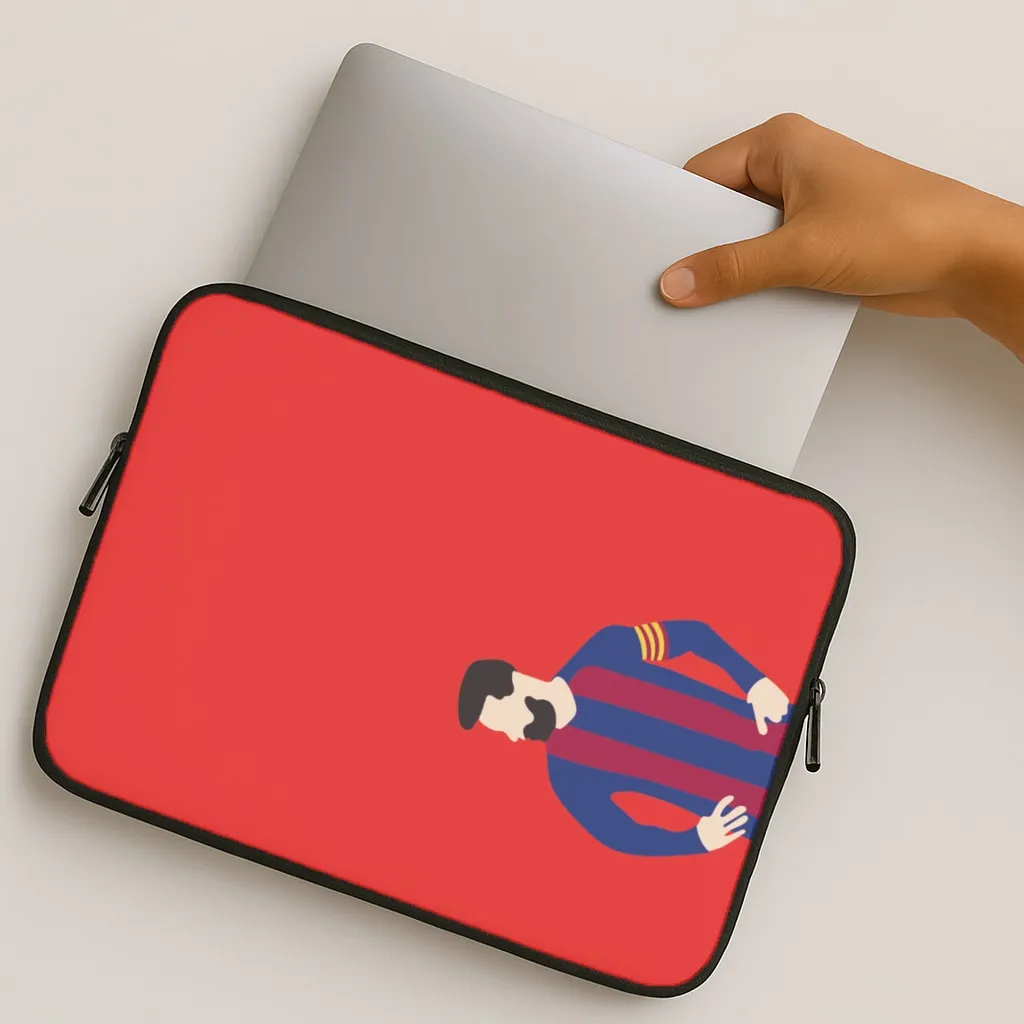 Messi Barca Laptop Sleeve Protective Gear Protective Structure