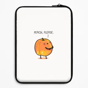 Fashion Edge Peach, Please - Funny Pun Laptop Sleeve