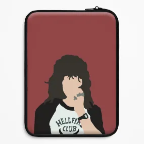 Eddie Munson Hellfire Laptop Sleeve Rugged Pattern Texture Heat resistant