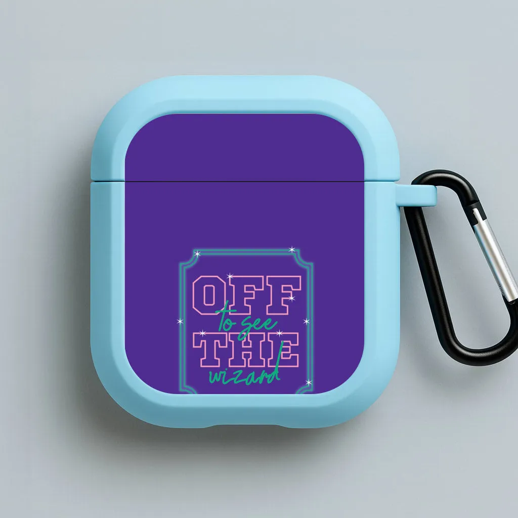 durable portable silicone case Off To See The Wizard AirPods Case