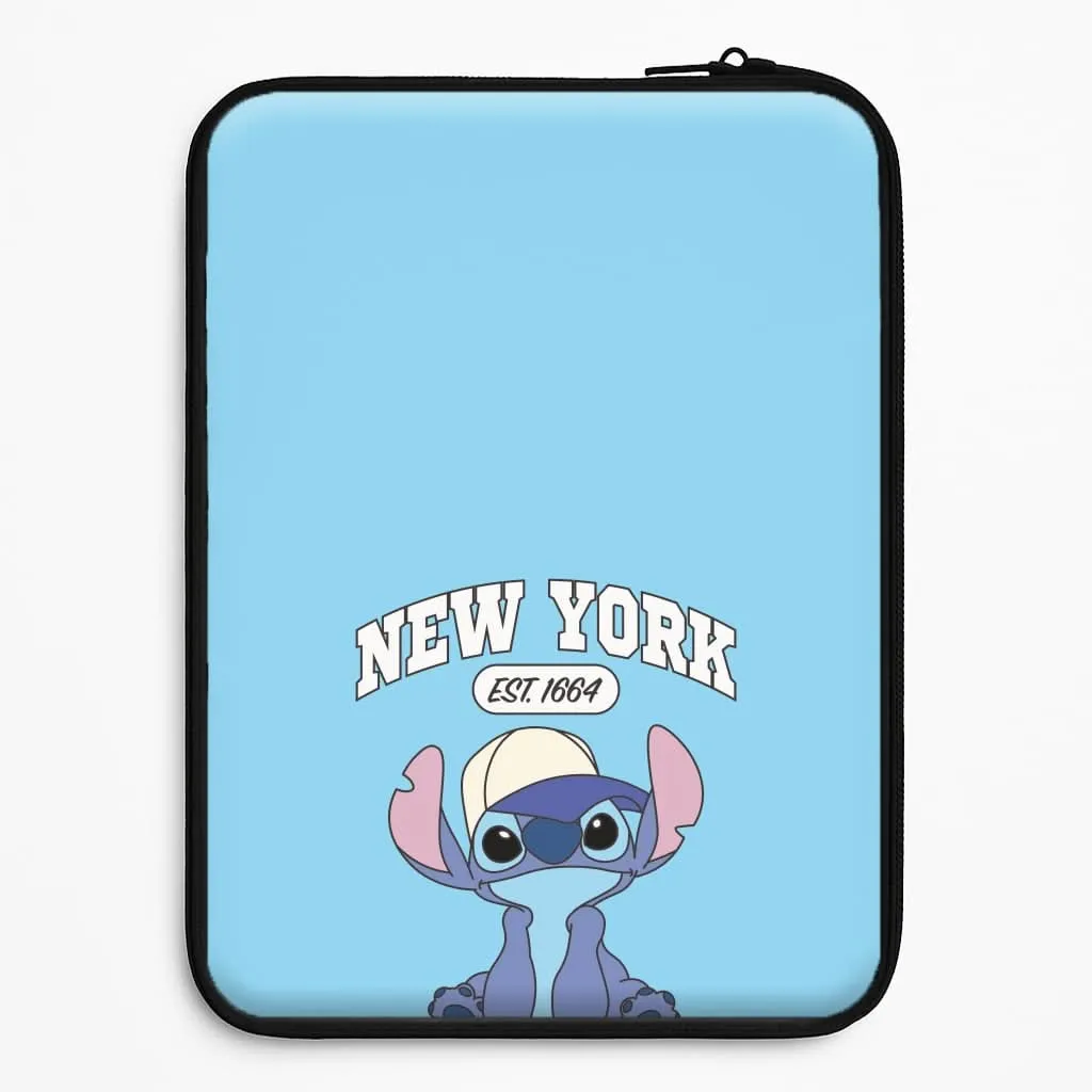 New York Blue Alien Laptop Sleeve Protective Build