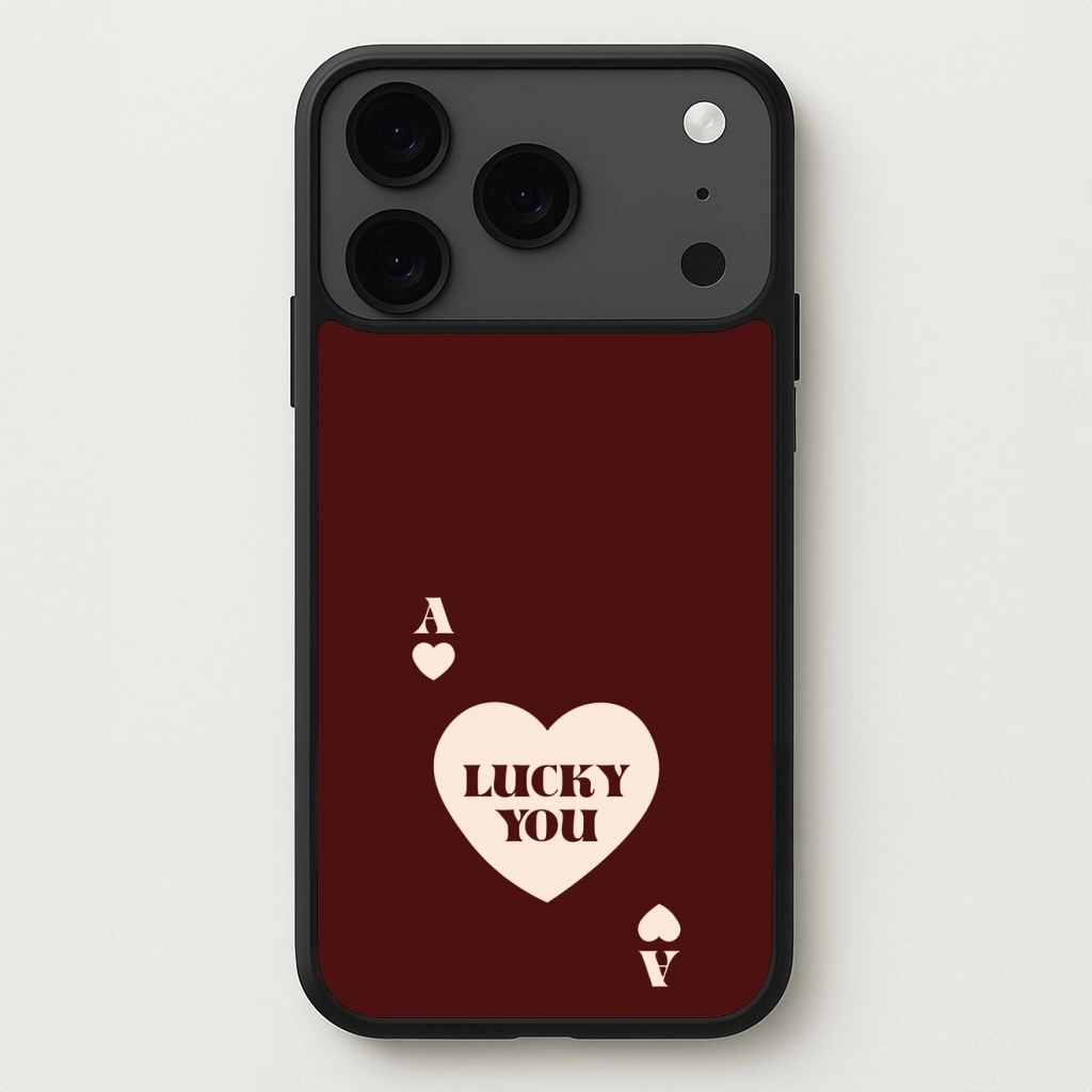 Smooth Fit Ace Of Hearts Lucky You Phone Case