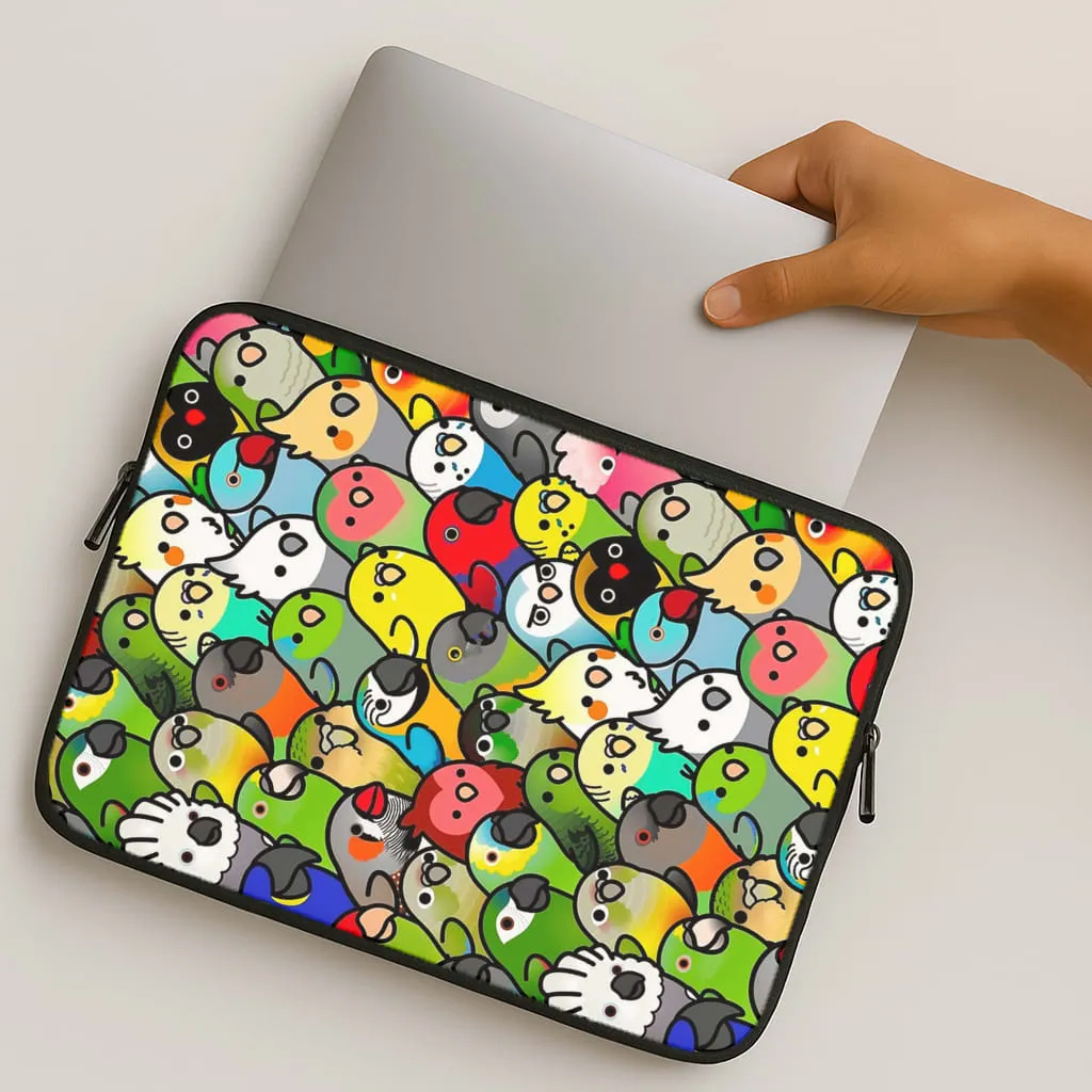 Everybirdy Pattern Laptop Sleeve Lightweight texture