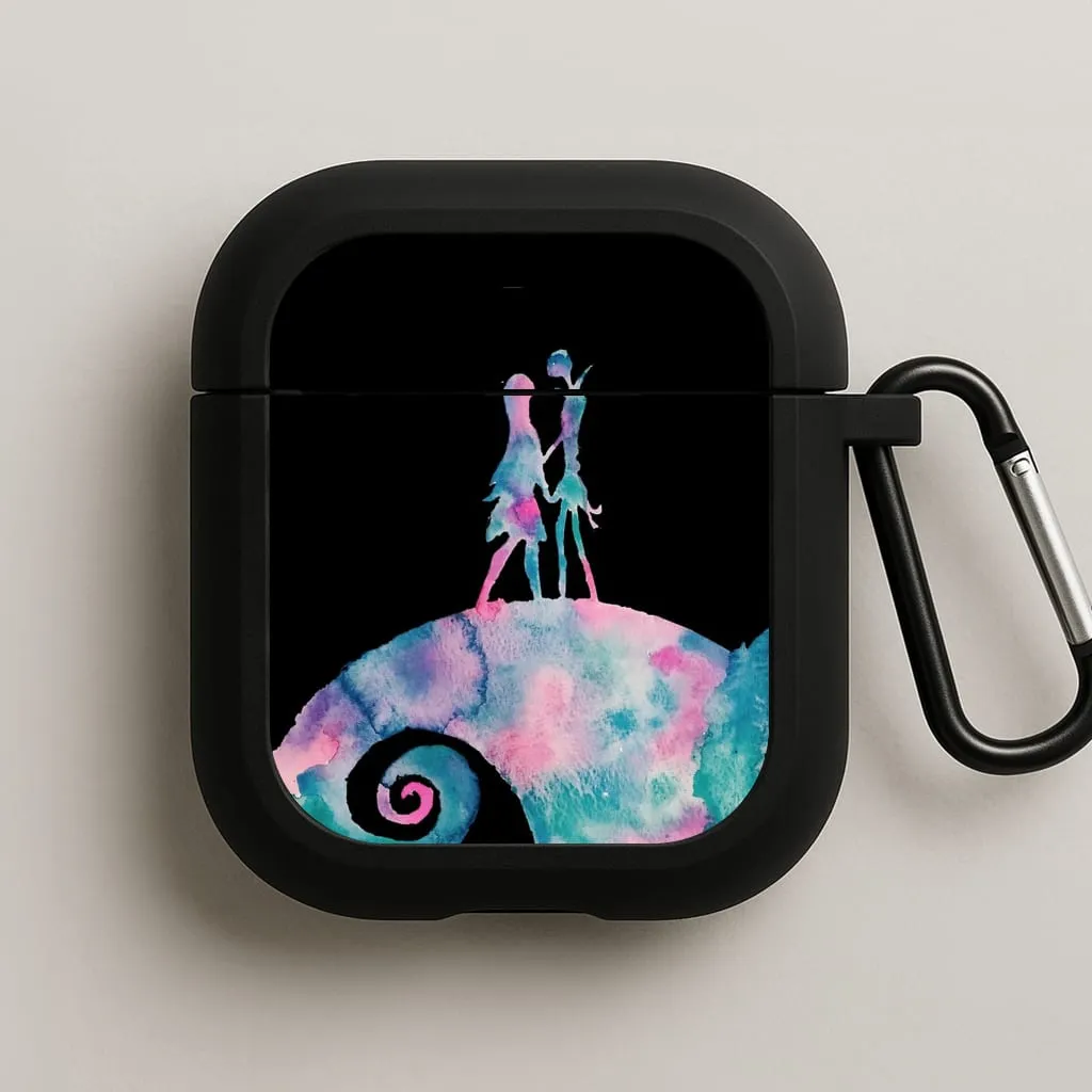 Premium Look Case durable sporty leather airpods case Watercolour TNBC AirPods Case