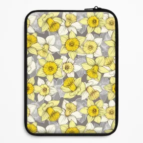 Daffodil Daze - Spring Pattern Laptop Sleeve Bold Look